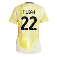 Maglie da calcio Juventus Timothy Weah #22 Seconda Maglia Femminile 2024-25 Manica Corta